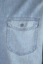 Wythe - Indigo Chambray Workshirt - Washed and Sunfaded - Canoe Club