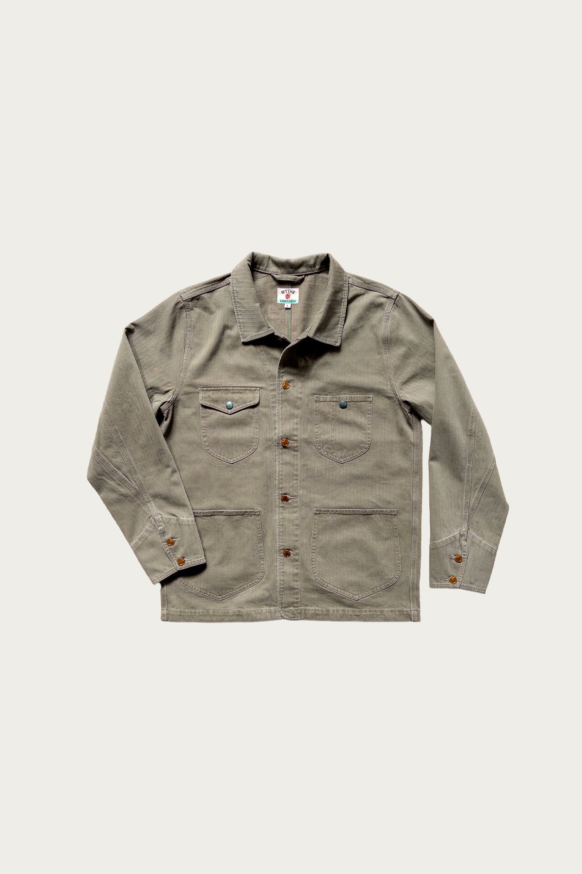 Wythe - Japanese HBT Barn Jacket - Faded Olive - Canoe Club