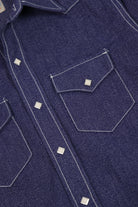 Wythe - Jaspe Twill Western Pearlsnap Shirt - Purple - Canoe Club