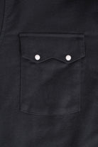 Wythe - Moleskin Pearl Snap Shirt - Graphite - Canoe Club