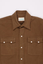 Wythe - Moleskin Pearlsnap Shirt - Bear Brown - Canoe Club