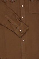 Wythe - Moleskin Pearlsnap Shirt - Bear Brown - Canoe Club