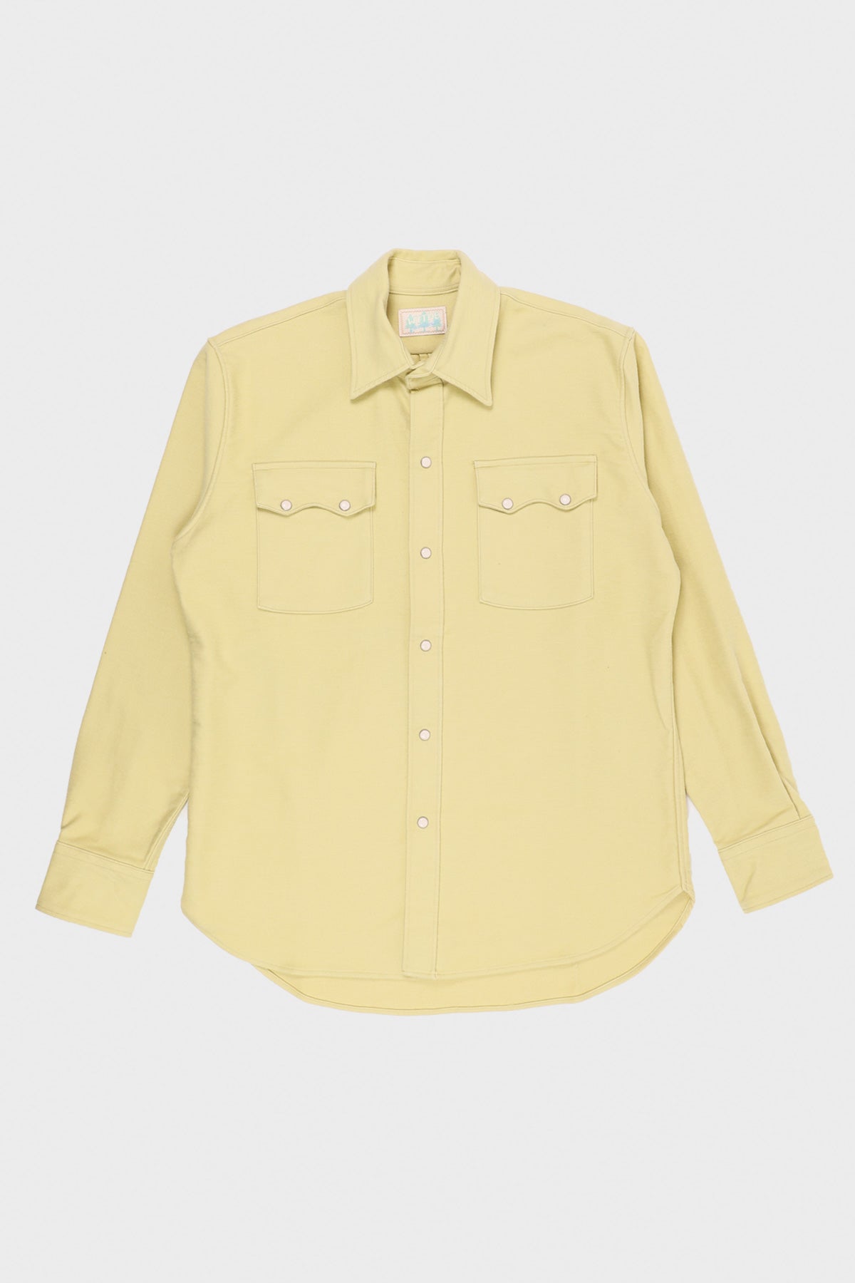Wythe - Moleskin Pearlsnap Shirt - Yellow Chamois - Canoe Club