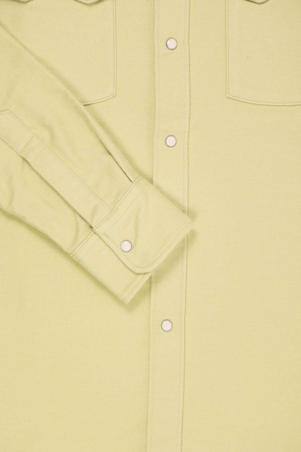 Wythe - Moleskin Pearlsnap Shirt - Yellow Chamois - Canoe Club