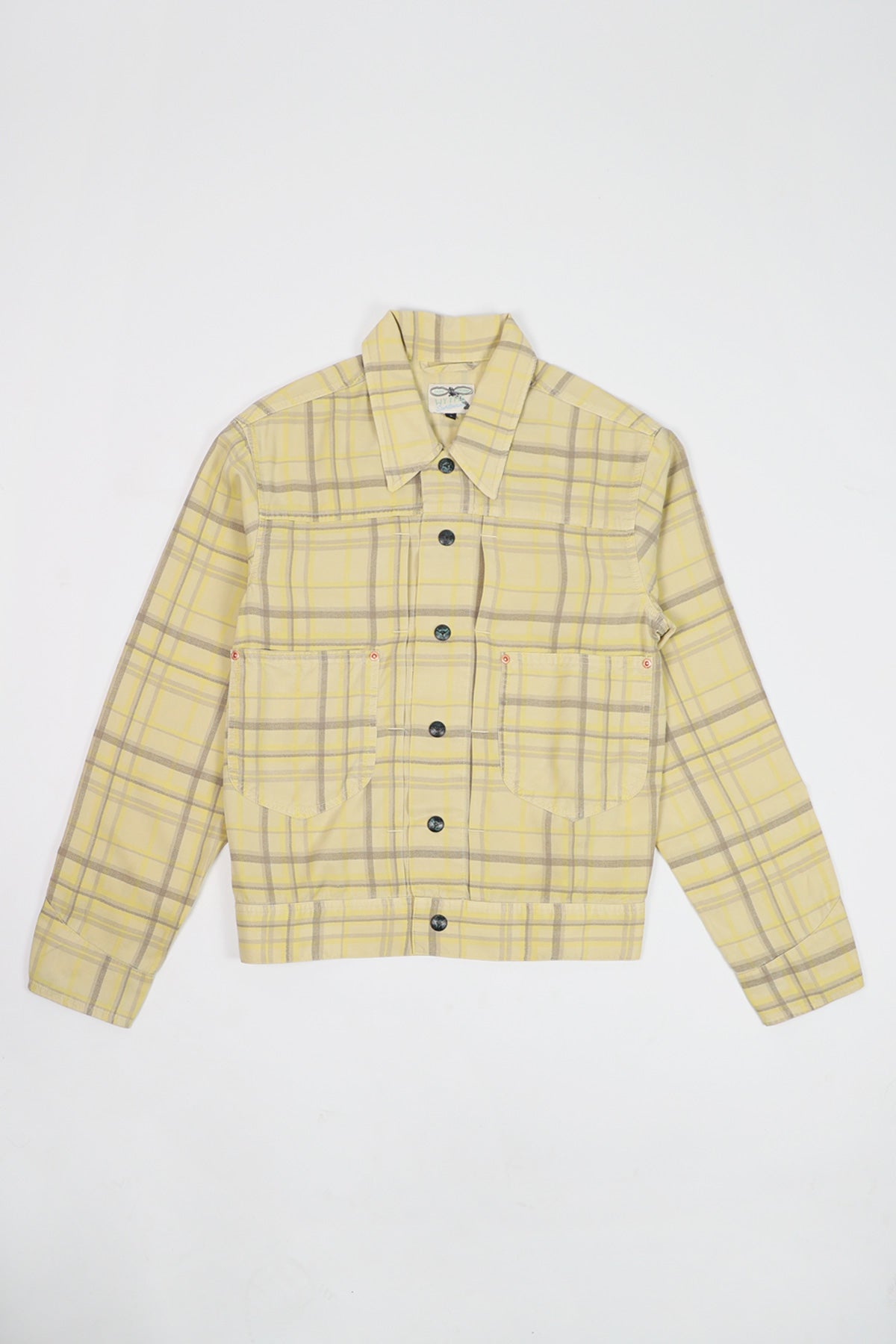 Wythe - Printed Corral Plaid Tencel Ranch Jacket - Nutmeg - Canoe Club