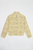 Wythe - Printed Corral Plaid Tencel Ranch Jacket - Nutmeg - Canoe Club