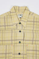 Wythe - Printed Corral Plaid Tencel Ranch Jacket - Nutmeg - Canoe Club