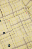 Wythe - Printed Corral Plaid Tencel Ranch Jacket - Nutmeg - Canoe Club