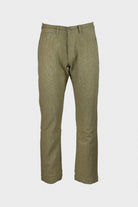 Wythe - Rustic Plainweave Flat Front Chino - Olive - Canoe Club