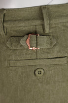 Wythe - Rustic Plainweave Flat Front Chino - Olive - Canoe Club