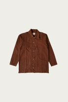 Wythe - Rustic Plainweave Hunting Jacket - Chocolate Brown - Canoe Club