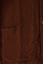 Wythe - Rustic Plainweave Hunting Jacket - Chocolate Brown - Canoe Club