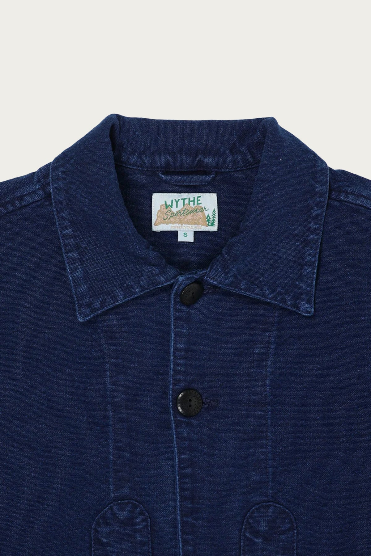 Wythe - Rustic Plainweave Hunting Jacket - Indigo - Canoe Club
