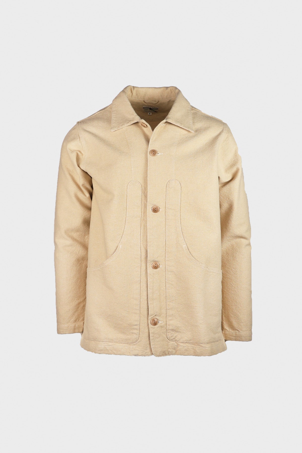 Wythe - Rustic Plainweave Hunting Jacket - Natural - Canoe Club