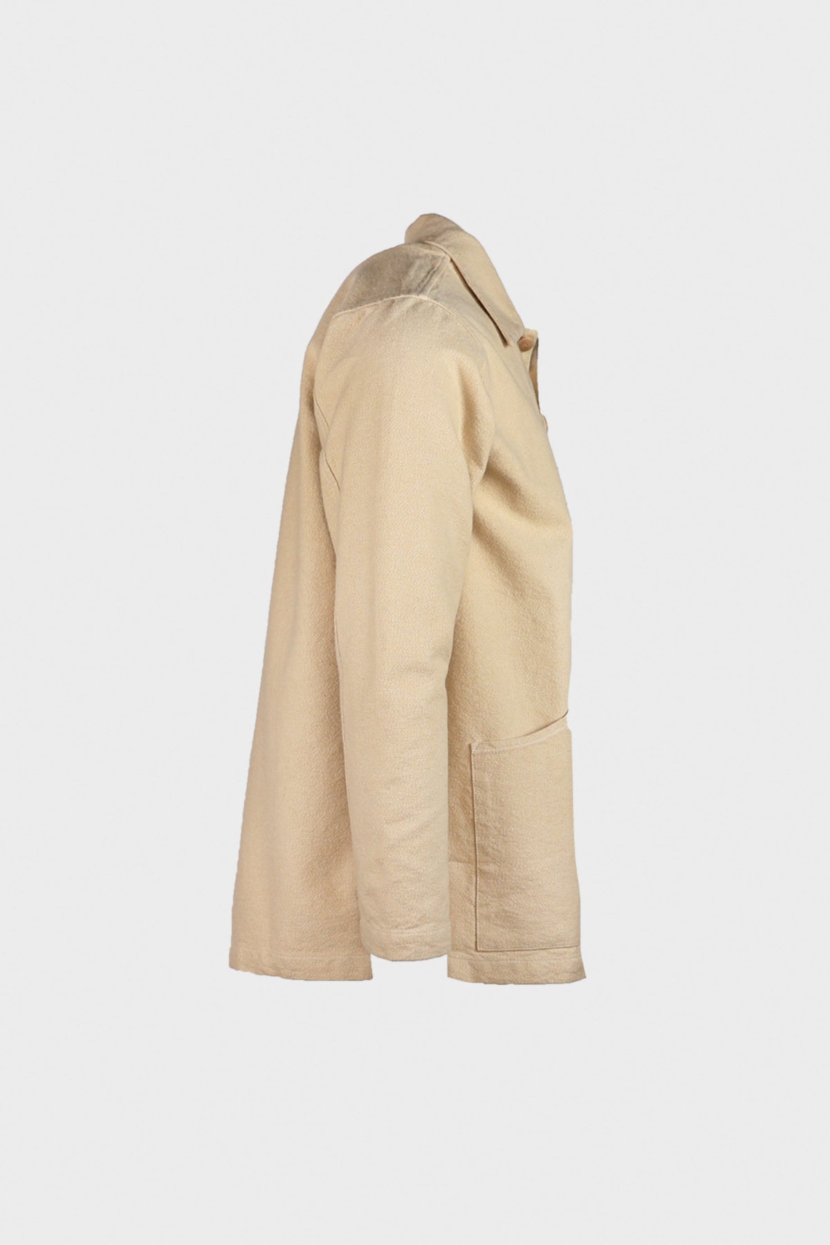 Wythe - Rustic Plainweave Hunting Jacket - Natural - Canoe Club