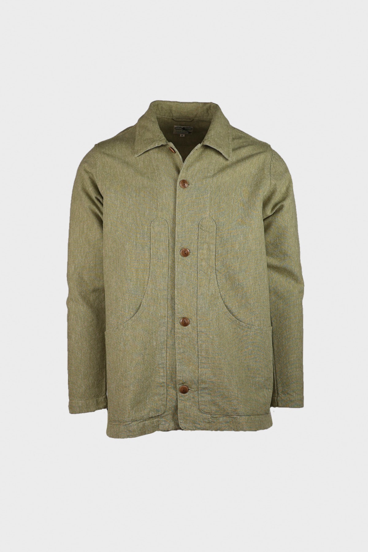 Wythe - Rustic Plainweave Hunting Jacket - Olive - Canoe Club