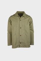Wythe - Rustic Plainweave Hunting Jacket - Olive - Canoe Club