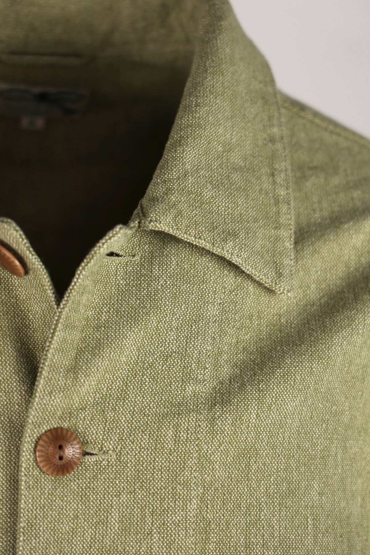 Wythe - Rustic Plainweave Hunting Jacket - Olive - Canoe Club