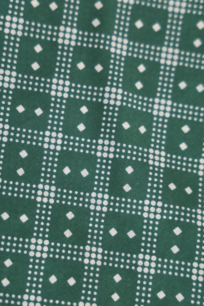 Wythe - Shaker Dot Bandana Scarf - Evergreen - Canoe Club