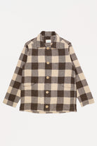Wythe - Shetland Tweed Hunting Jacket - Brown Buffalo Check - Canoe Club