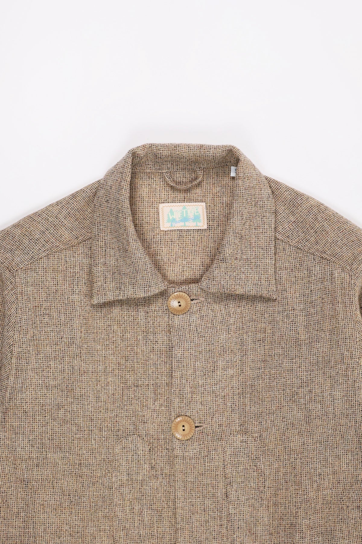 Wythe - Shetland Tweed Hunting Jacket - Natural Tickweave - Canoe Club