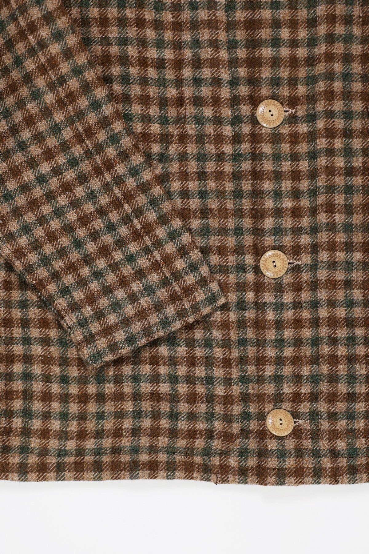 Wythe - Shetland Tweed Hunting Jacket - Sheperd's Check - Canoe Club