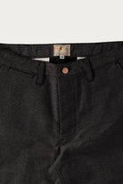 Wythe - Wabash Stripe Moleskin Chino - Charcoal Smoke - Canoe Club