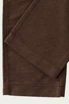 Wythe - Wabash Stripe Moleskin Chino - Espresso Brown - Canoe Club