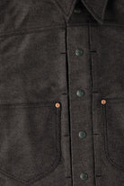 Wythe - Wabash Stripe Moleskin Ranch Jacket - Charcoal Smoke - Canoe Club