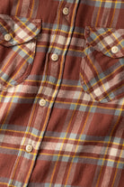 Wythe - Washed Flannel Workshirt - Autumn Rust - Canoe Club