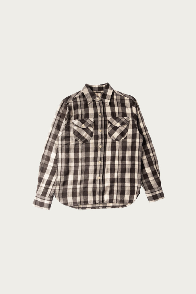 Wythe - Washed Flannel Workshirt - Night Pitch - Canoe Club