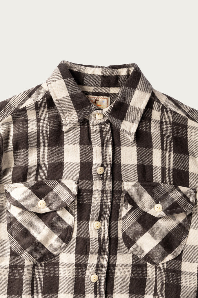 Wythe - Washed Flannel Workshirt - Night Pitch - Canoe Club