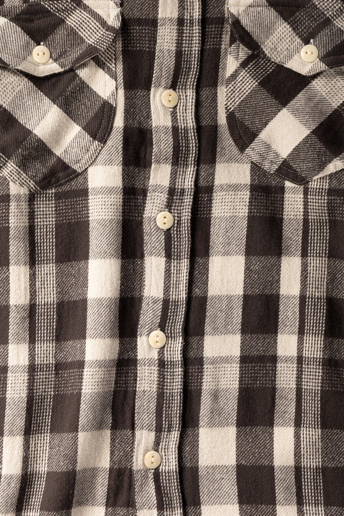 Wythe - Washed Flannel Workshirt - Night Pitch - Canoe Club