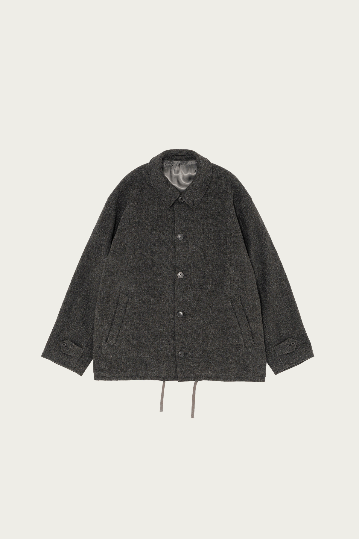 Yoko Sakamoto - Coach Jacket - Charcoal Gray - Canoe Club