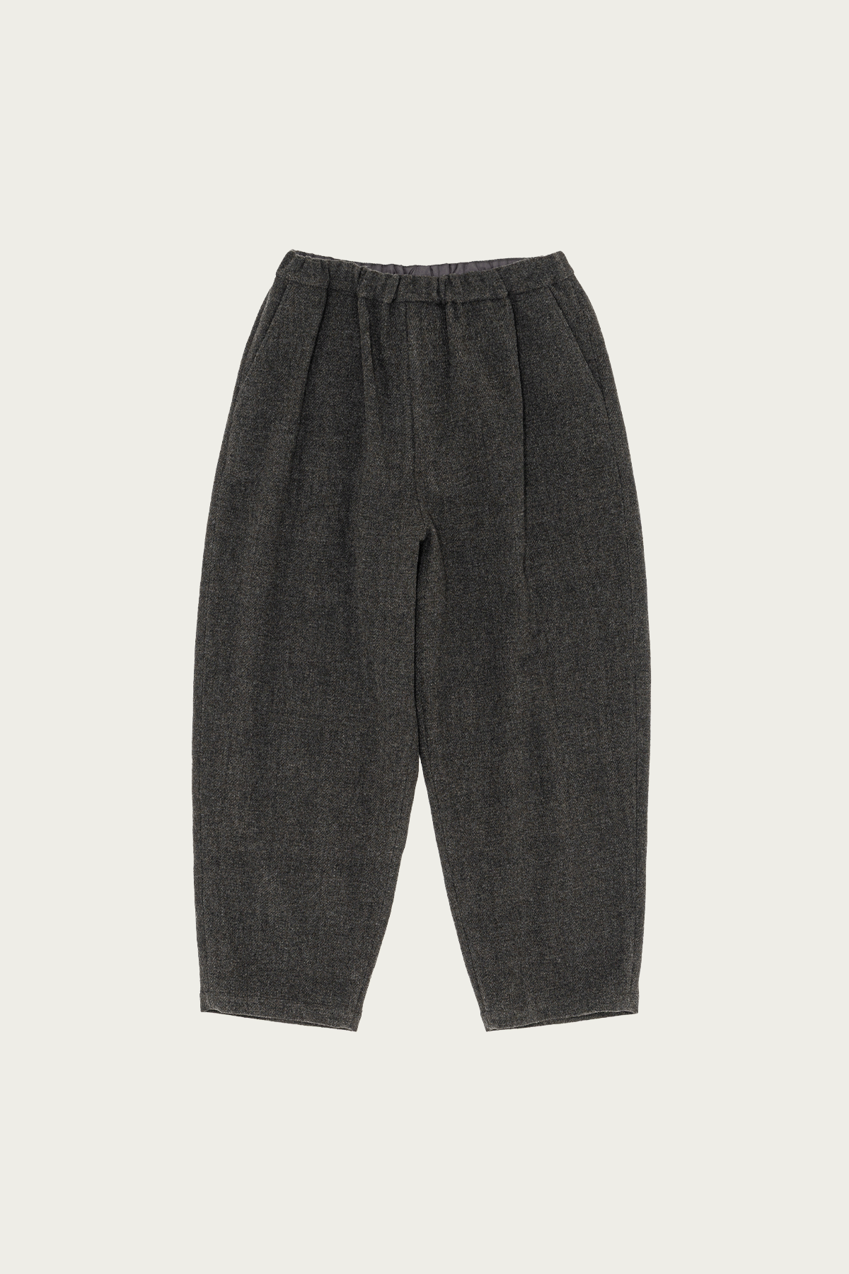 Yoko Sakamoto - Wide Easy Pants - Charcoal Gray - Canoe Club