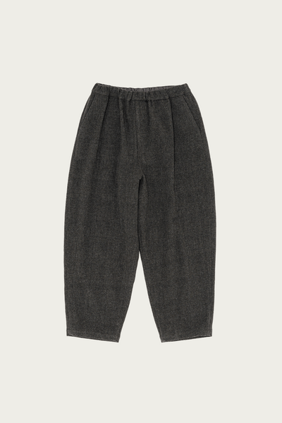 Yoko Sakamoto Wide Easy Pants | Charcoal Gray | Canoe Club