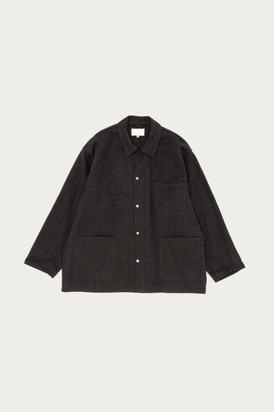 Yoko Sakamoto Work Shirt | Brown | Canoe Club