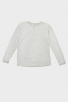 Velva Sheen - Tubular Knit Henley - Oatmeal - Canoe Club