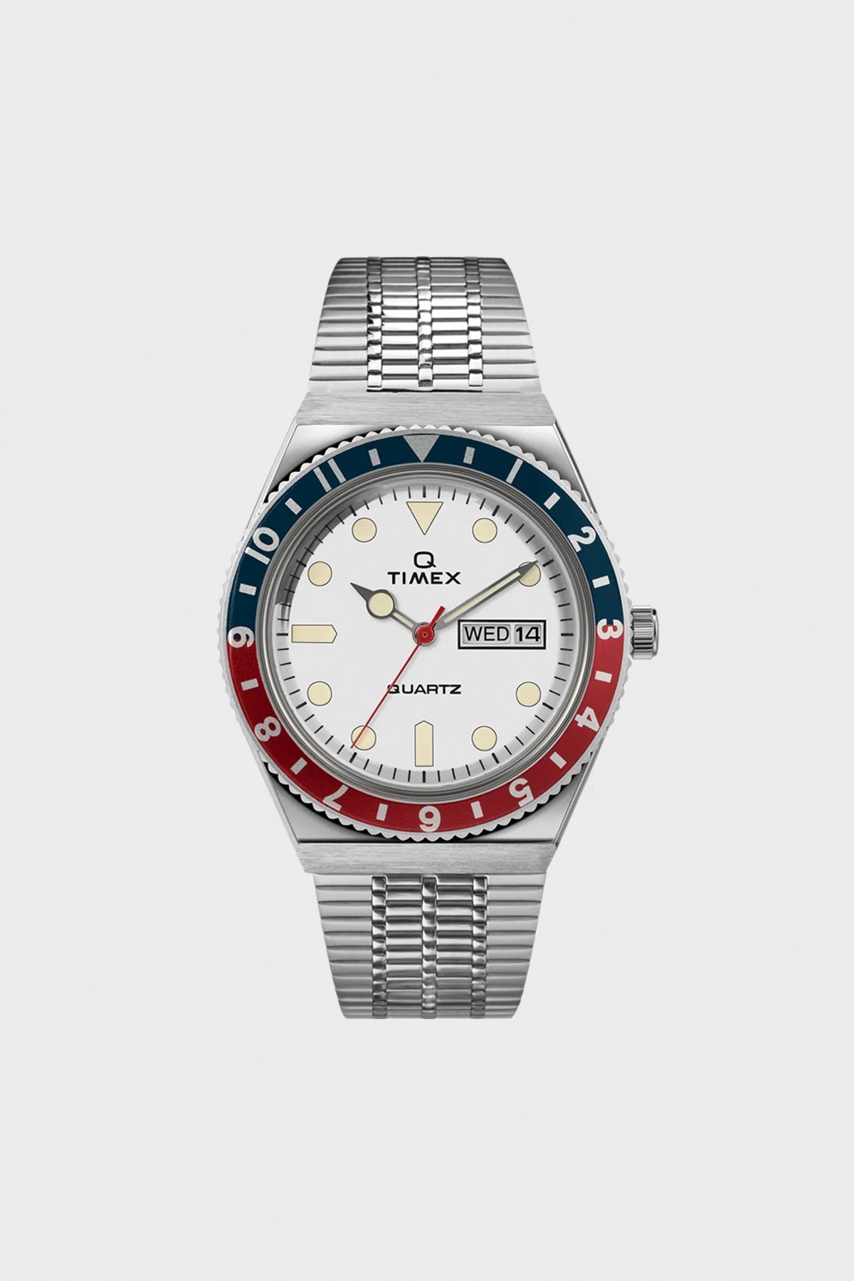 Timex - Q Reissue - Stainless Steel/White - Canoe Club