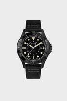 Timex - Navi XL Automatic Leather Strap Watch - Black/Black - Canoe Club