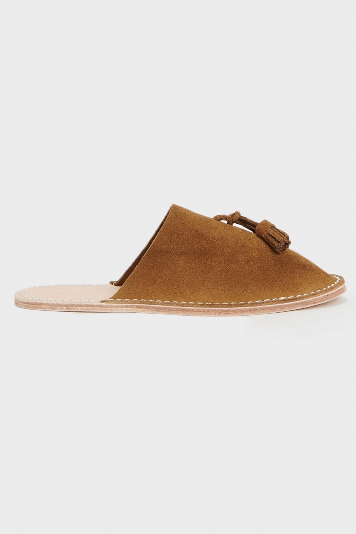Hender Scheme - Leather Slipper - Camel - Canoe Club