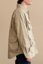 Engineered Garments - Explorer Shirt Jacket - Khaki Cotton Duracloth Poplin - Canoe Club
