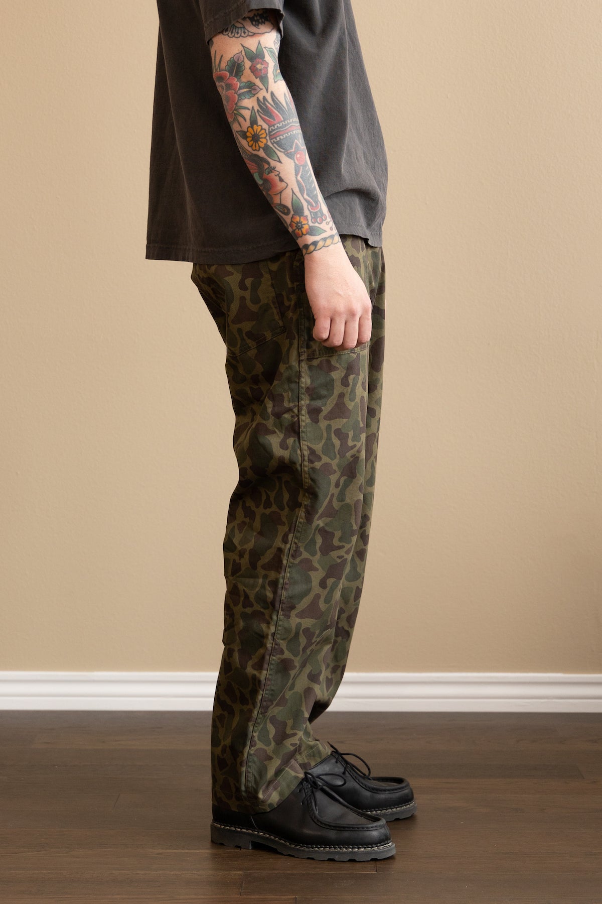 Engineered Garments - Fatigue Pant - Olive Camo 6.5oz Flat Twill - Canoe Club