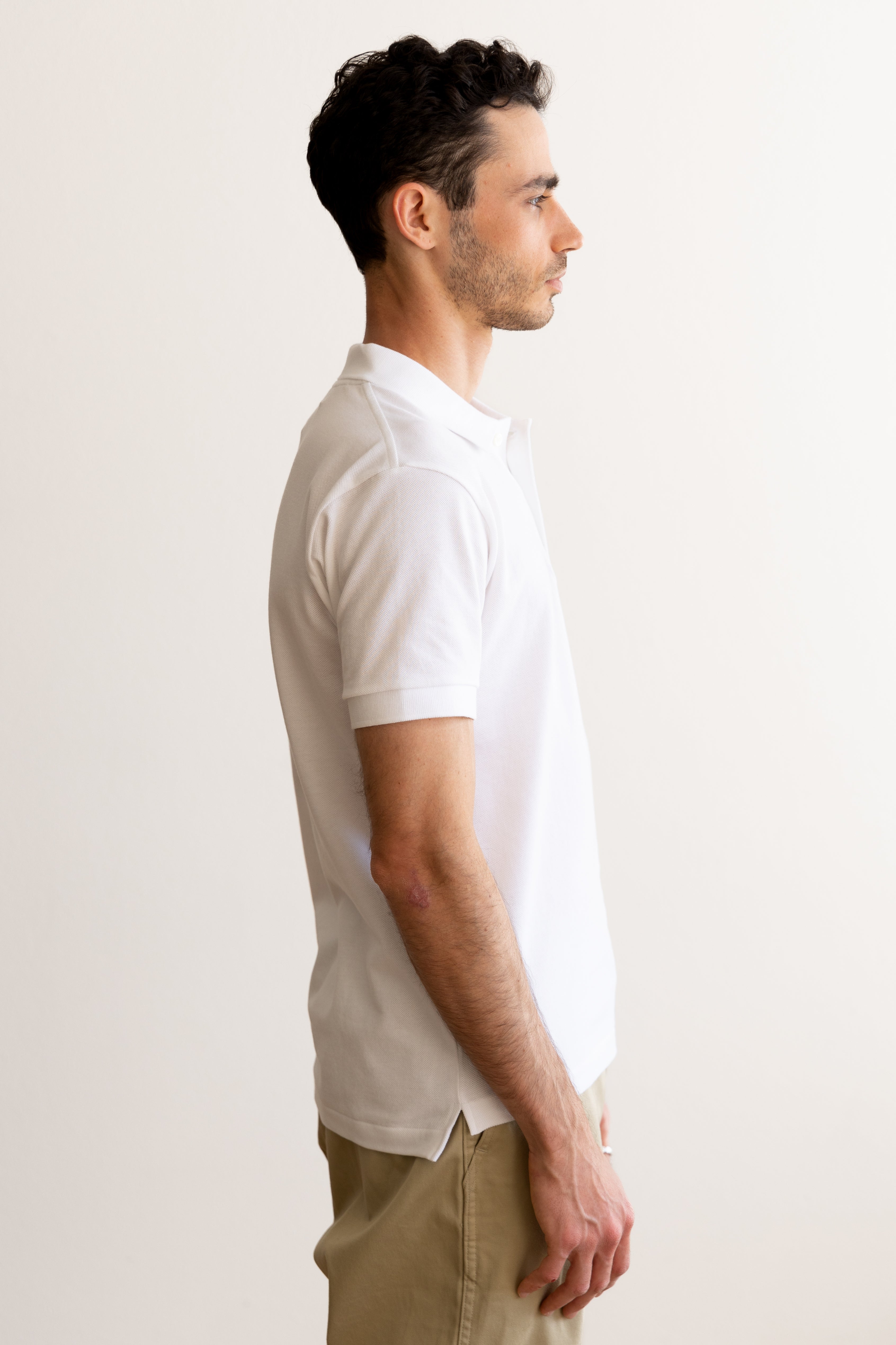 Comme des Garçons PLAY - Red Heart Polo - White - Canoe Club