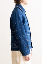 Harago - Kantha Blouson Jacket - Indigo - Canoe Club