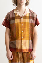 Harago - Handloom Stripe Check Shirt - Multi - Canoe Club