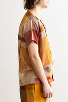 Harago - Handloom Stripe Check Shirt - Multi - Canoe Club