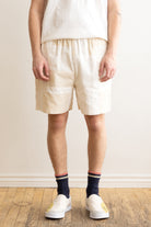 Harago - Patchwork Kantha Shorts - Off-White - Canoe Club