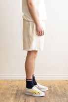 Harago - Patchwork Kantha Shorts - Off-White - Canoe Club