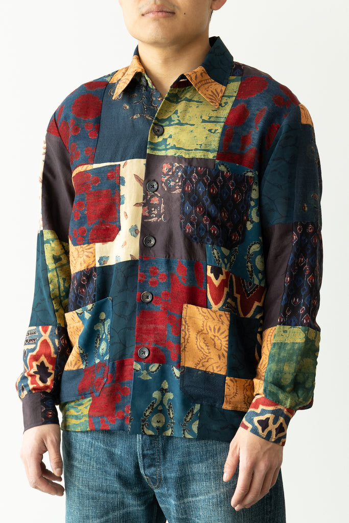 Karu Research - Chore Coat - Silk Patchwork Quilt - Canoe Club